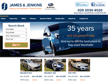 Tablet Screenshot of jamesandjenkins.co.uk